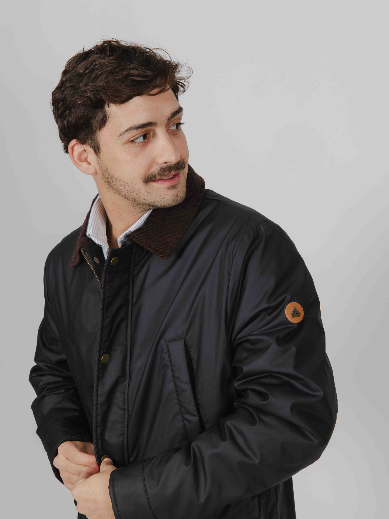 Cazadora Barbour marrón oscuro