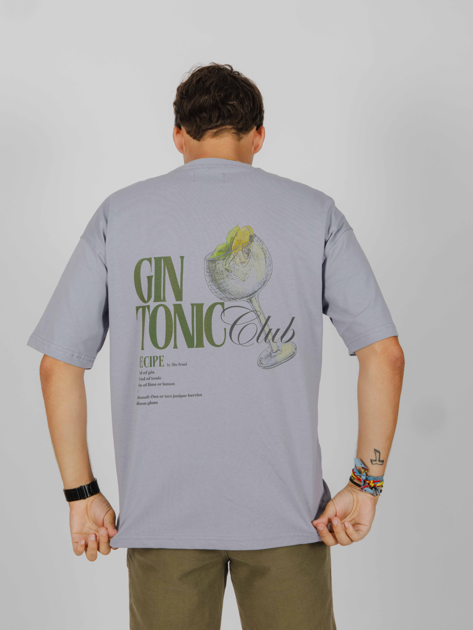 Imagen Camiseta Gin Tonic lila lavado
