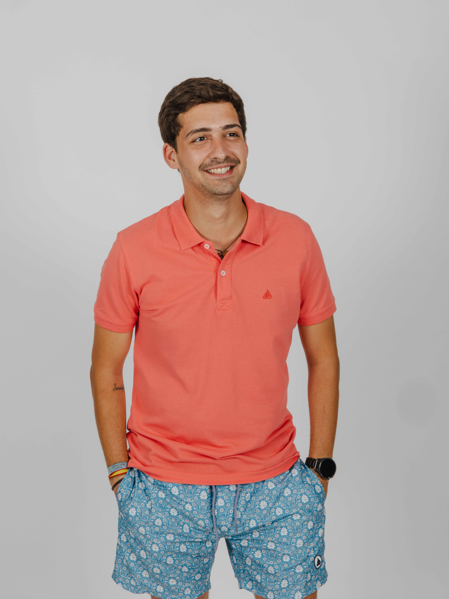Imagen Polo Basic coral
