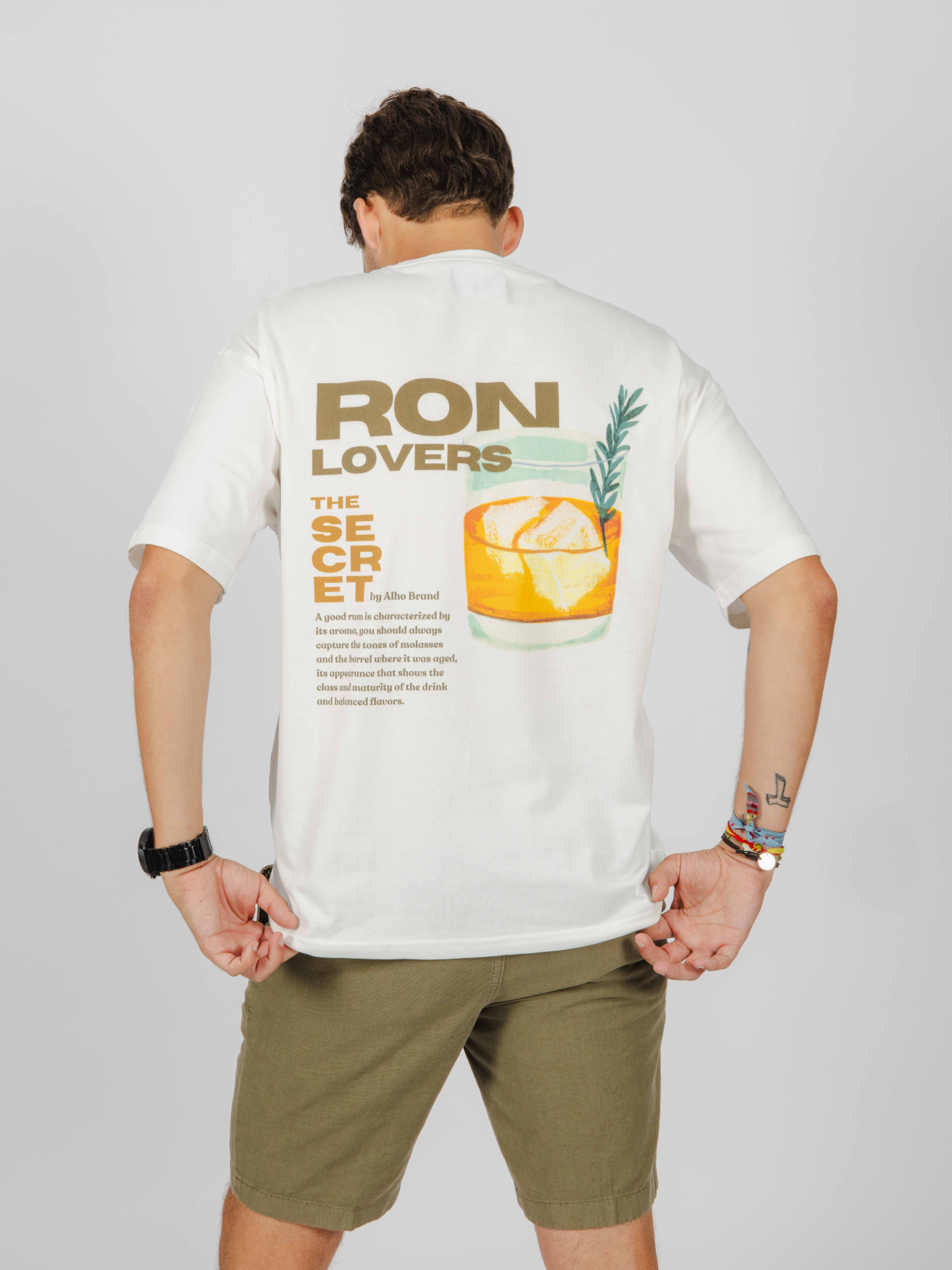 Imagen Camiseta Ron Lovers blanco roto