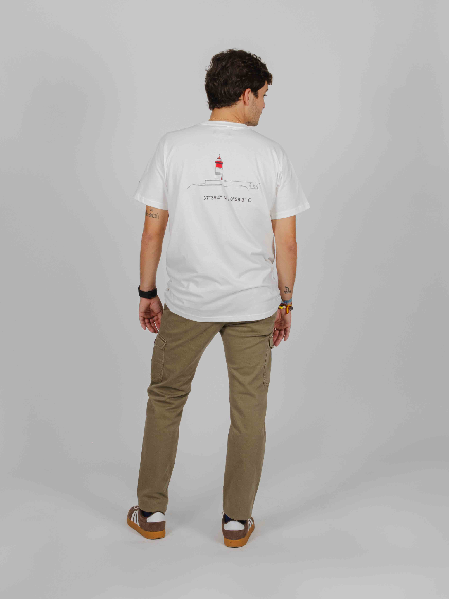 Camiseta Faro Rojo blanco
