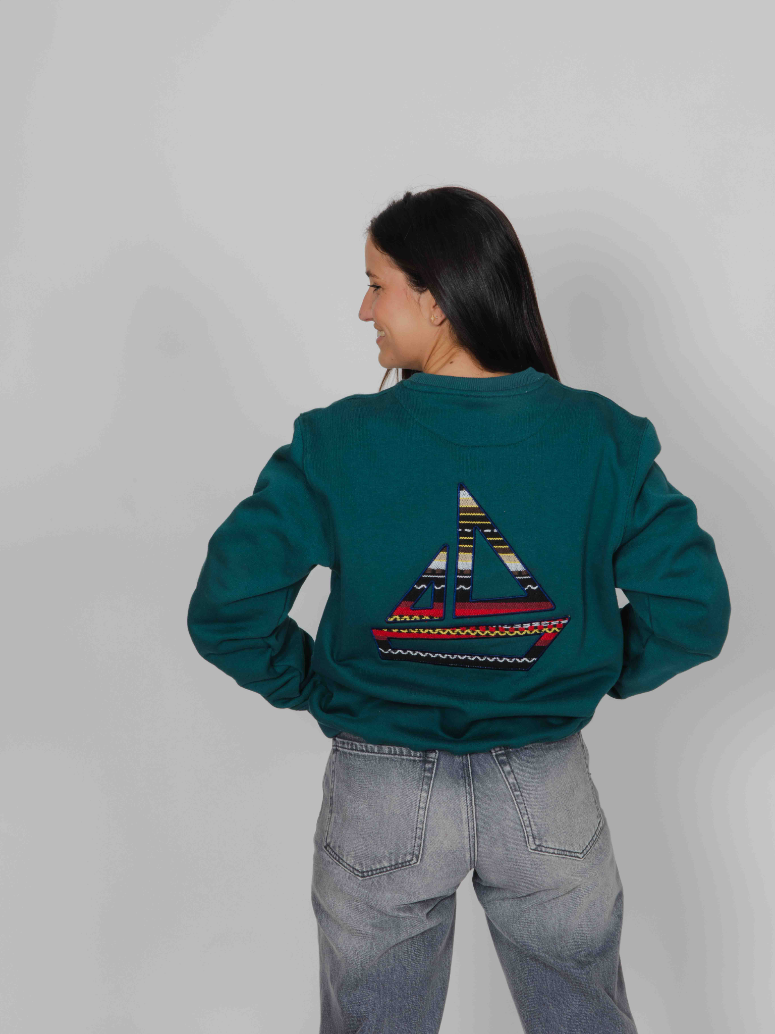 Sudadera Sea verde botella