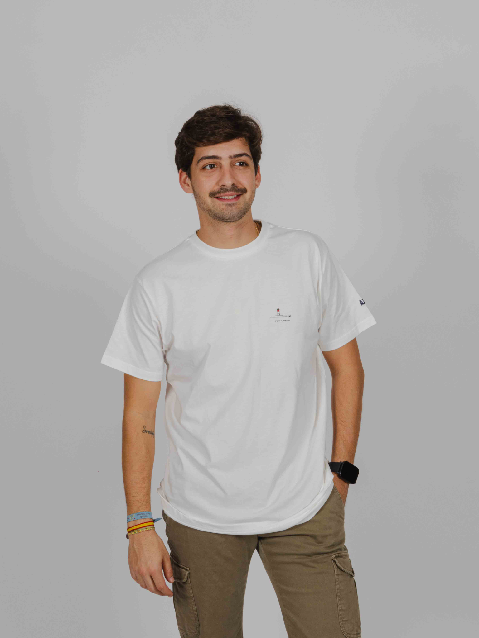 Camiseta Faro Rojo blanco