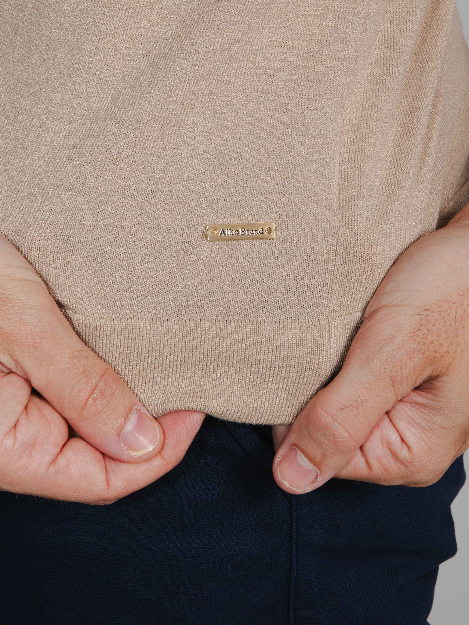 Camiseta punto arena