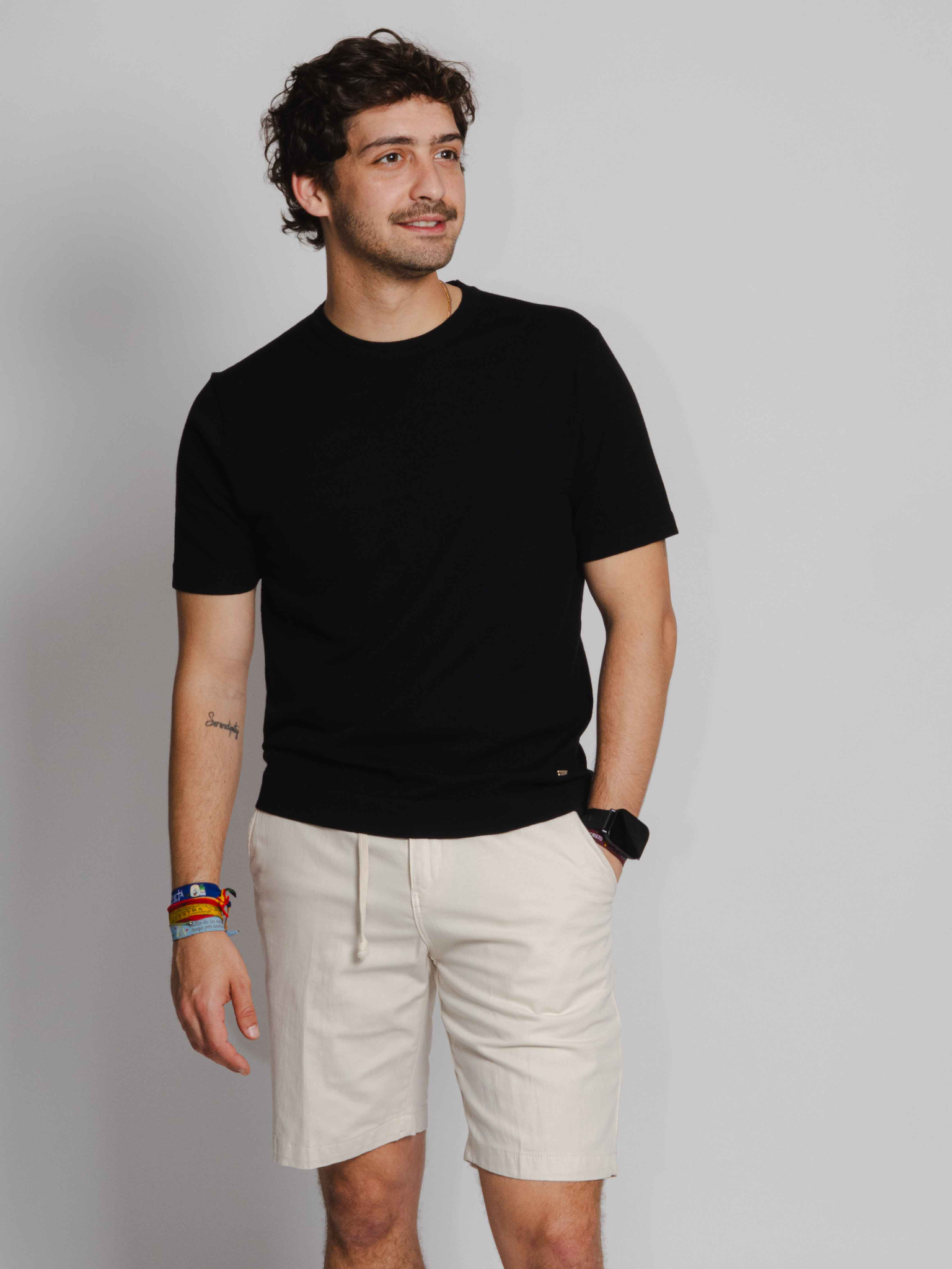 Camiseta punto negra