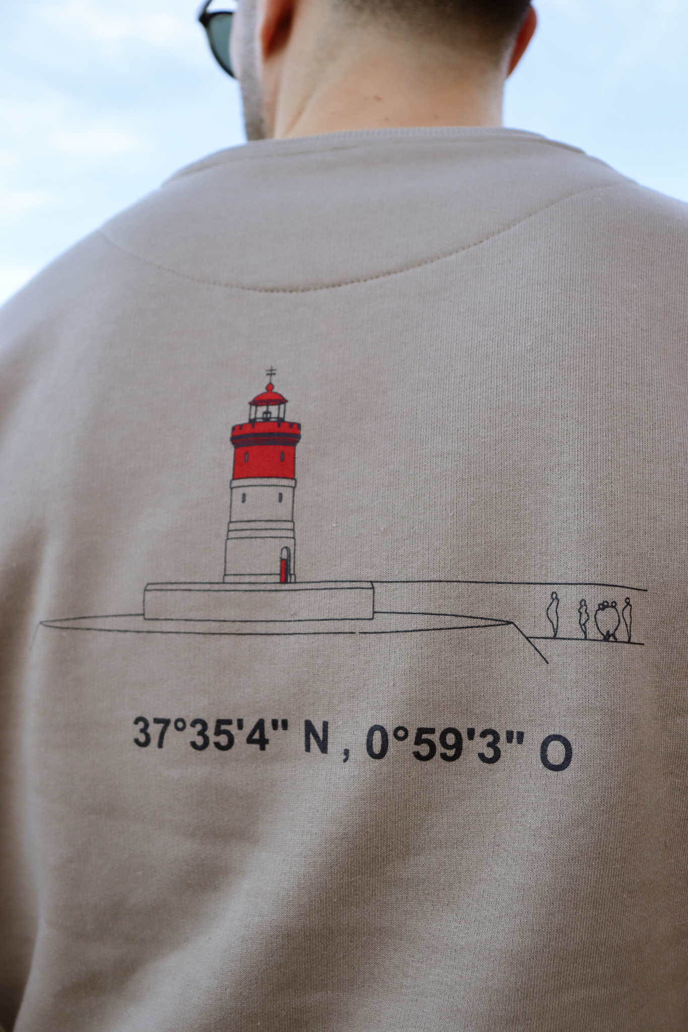 Sudadera Faro Rojo visón