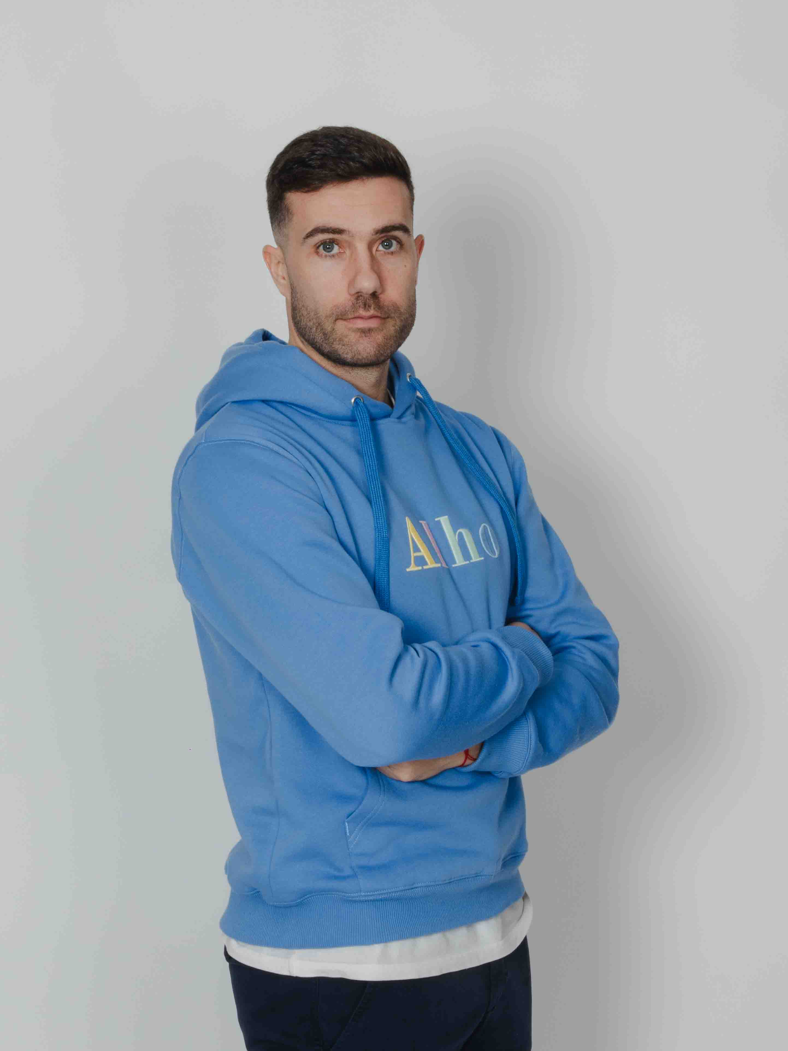 Hoodie Colours azul mar