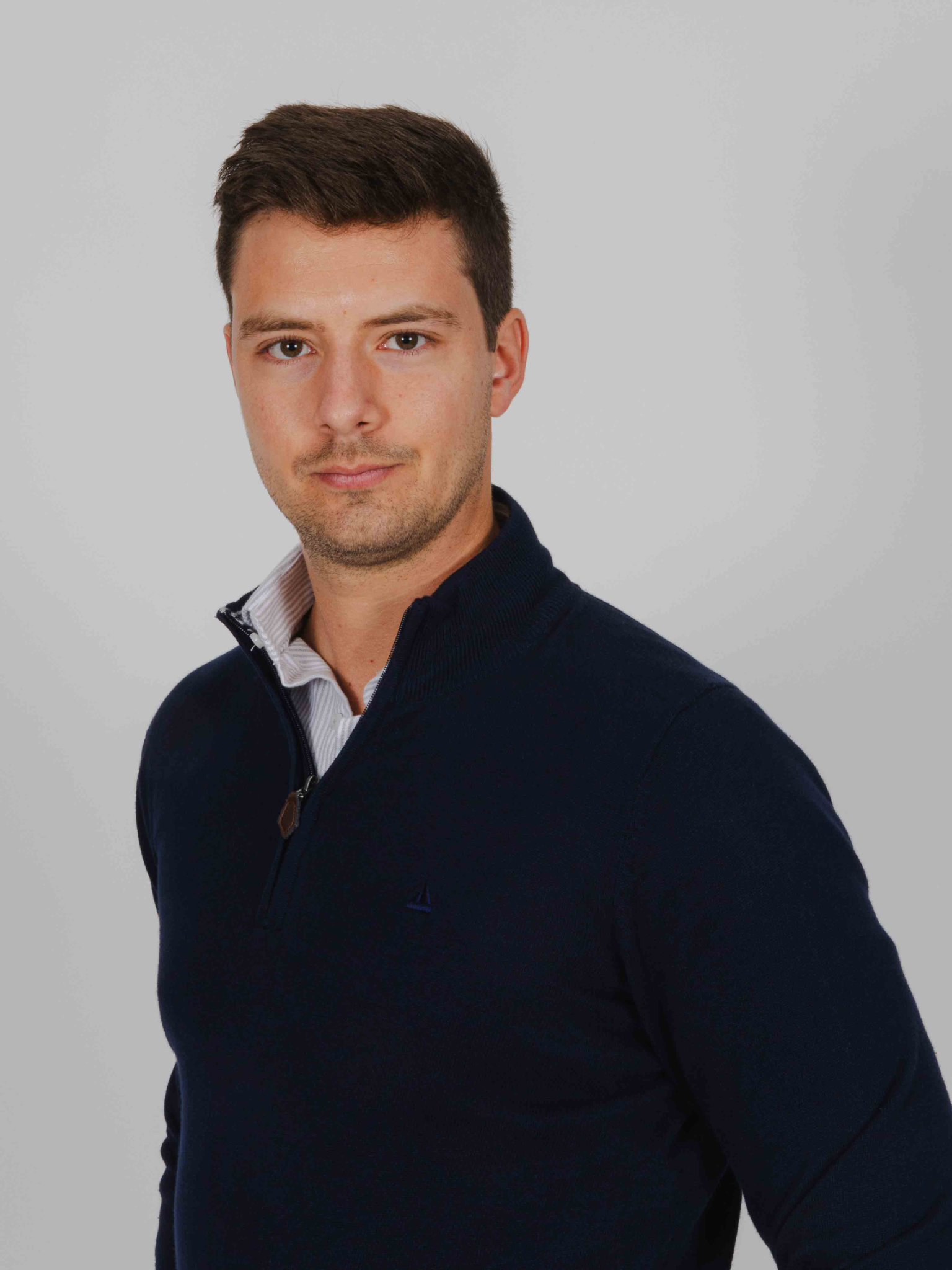 Jersey cremallera marino