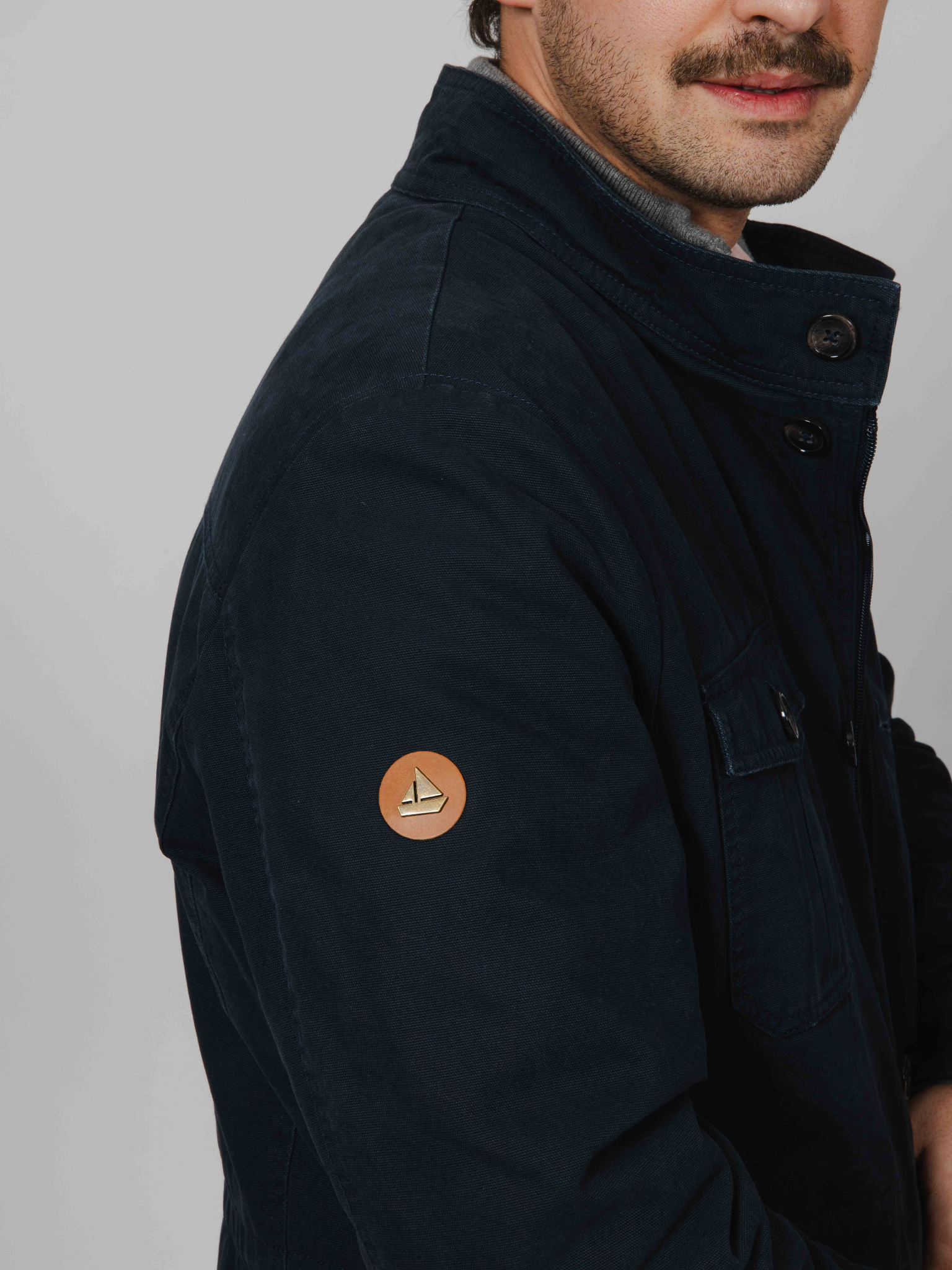 Chaqueta Cruz de Borgoña marino