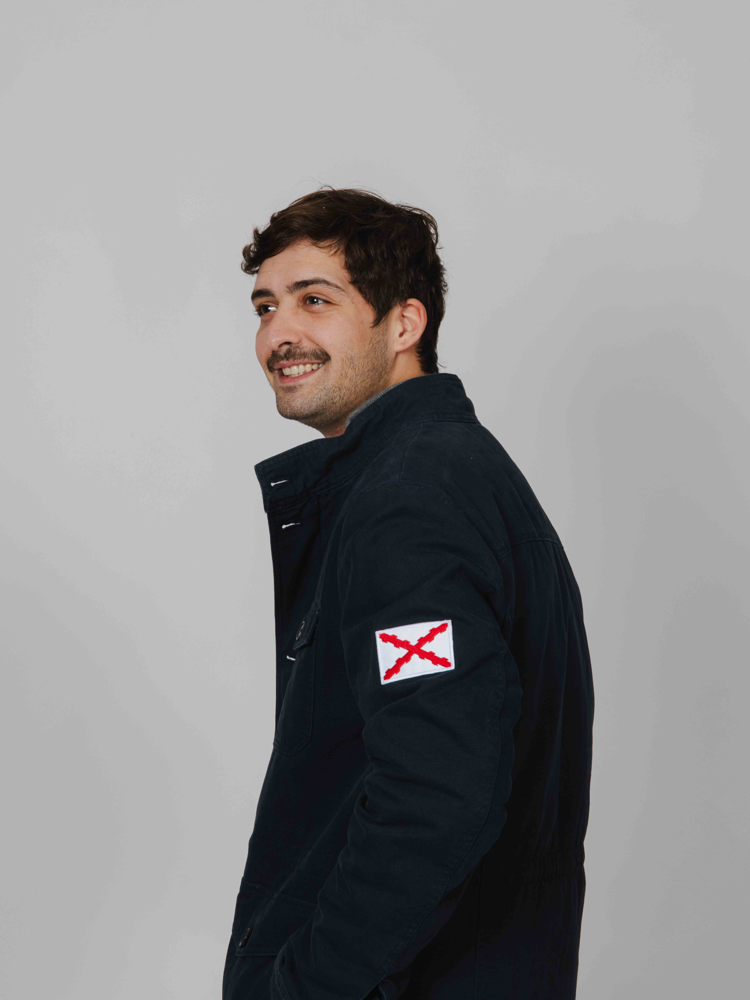 Chaqueta Cruz de Borgoña marino