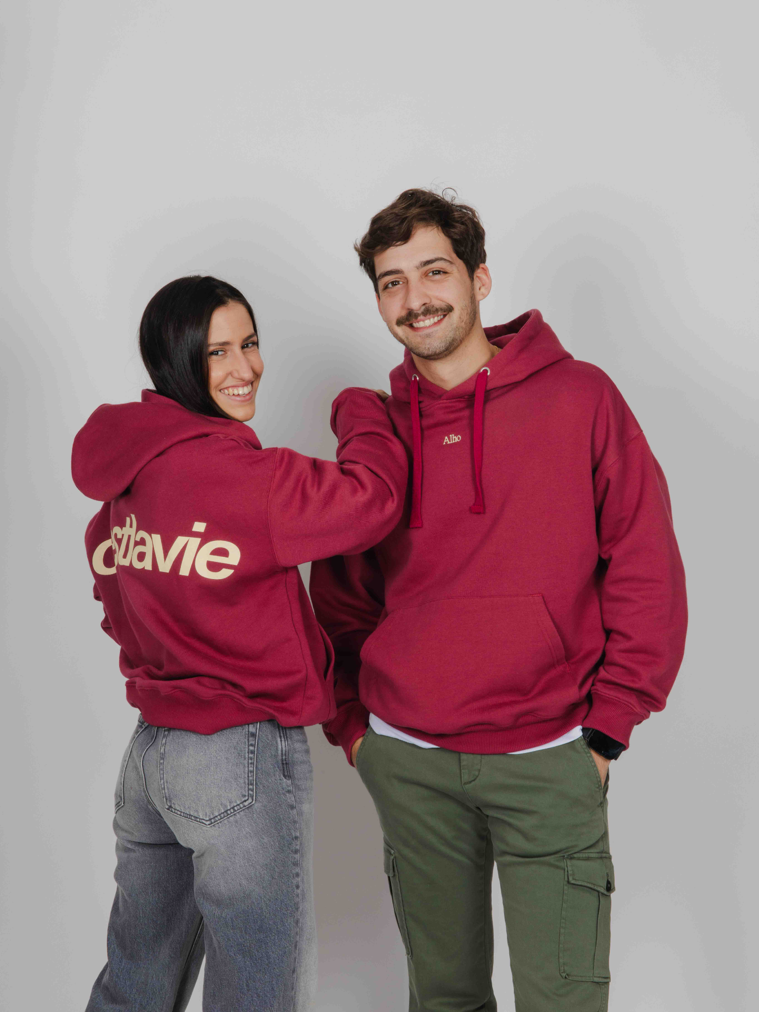 Hoodie C&#039;est la vie burdeos