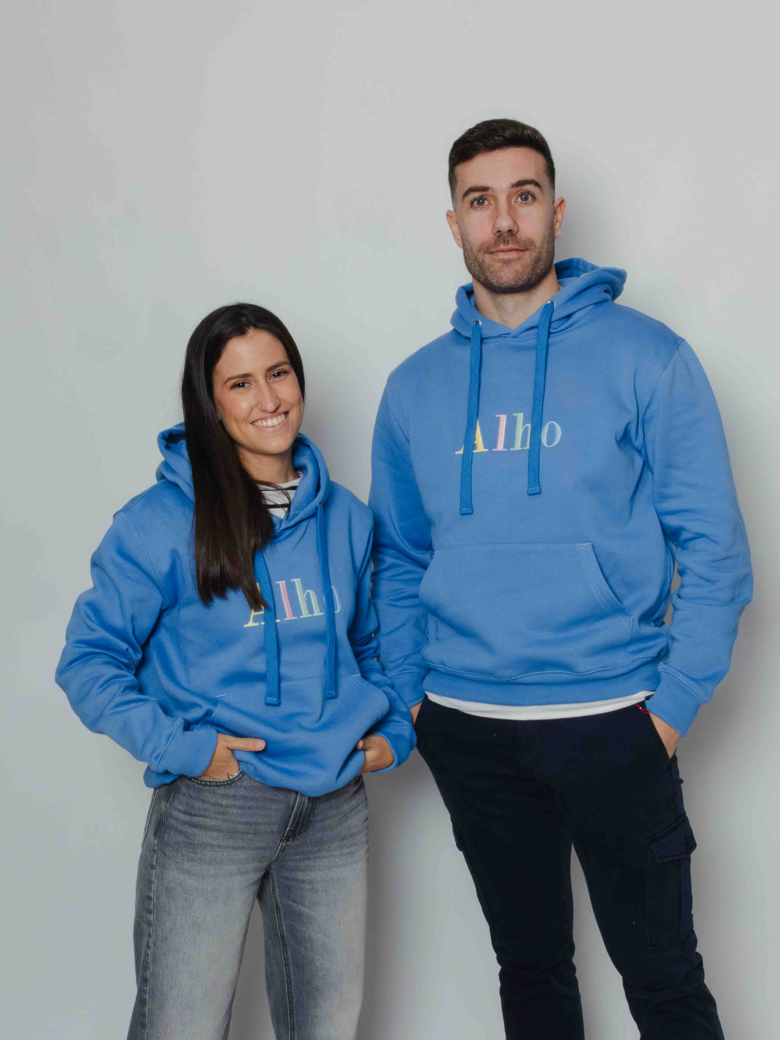 Hoodie Colours azul mar