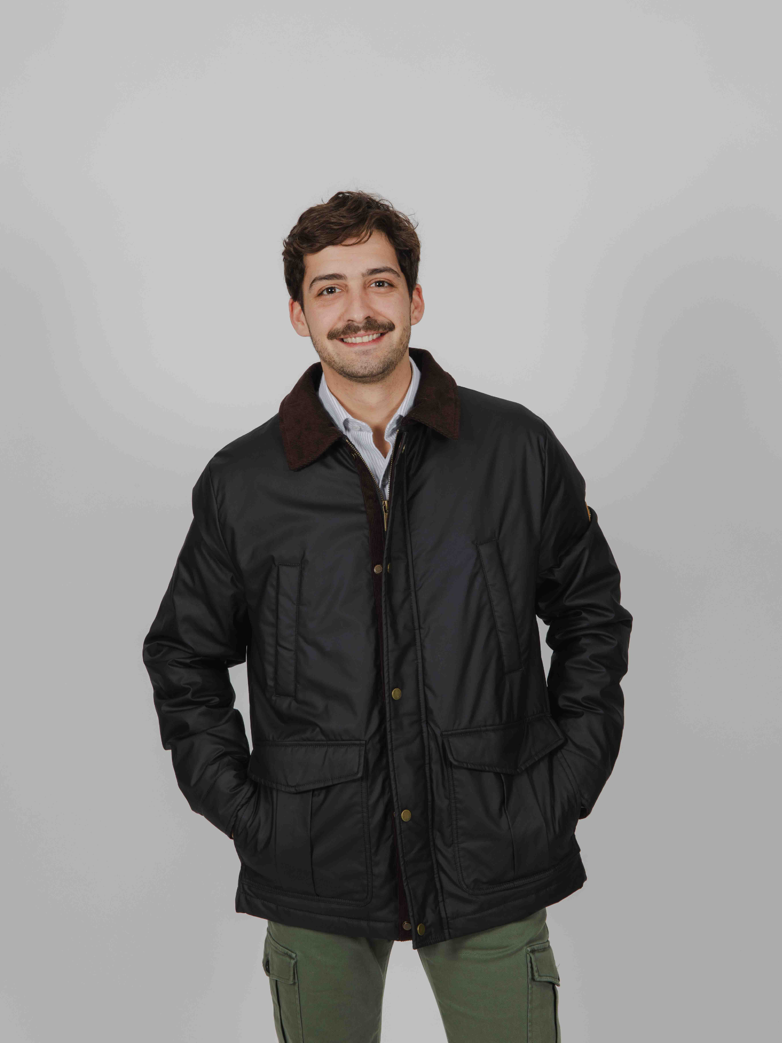 Cazadora Barbour marrón oscuro