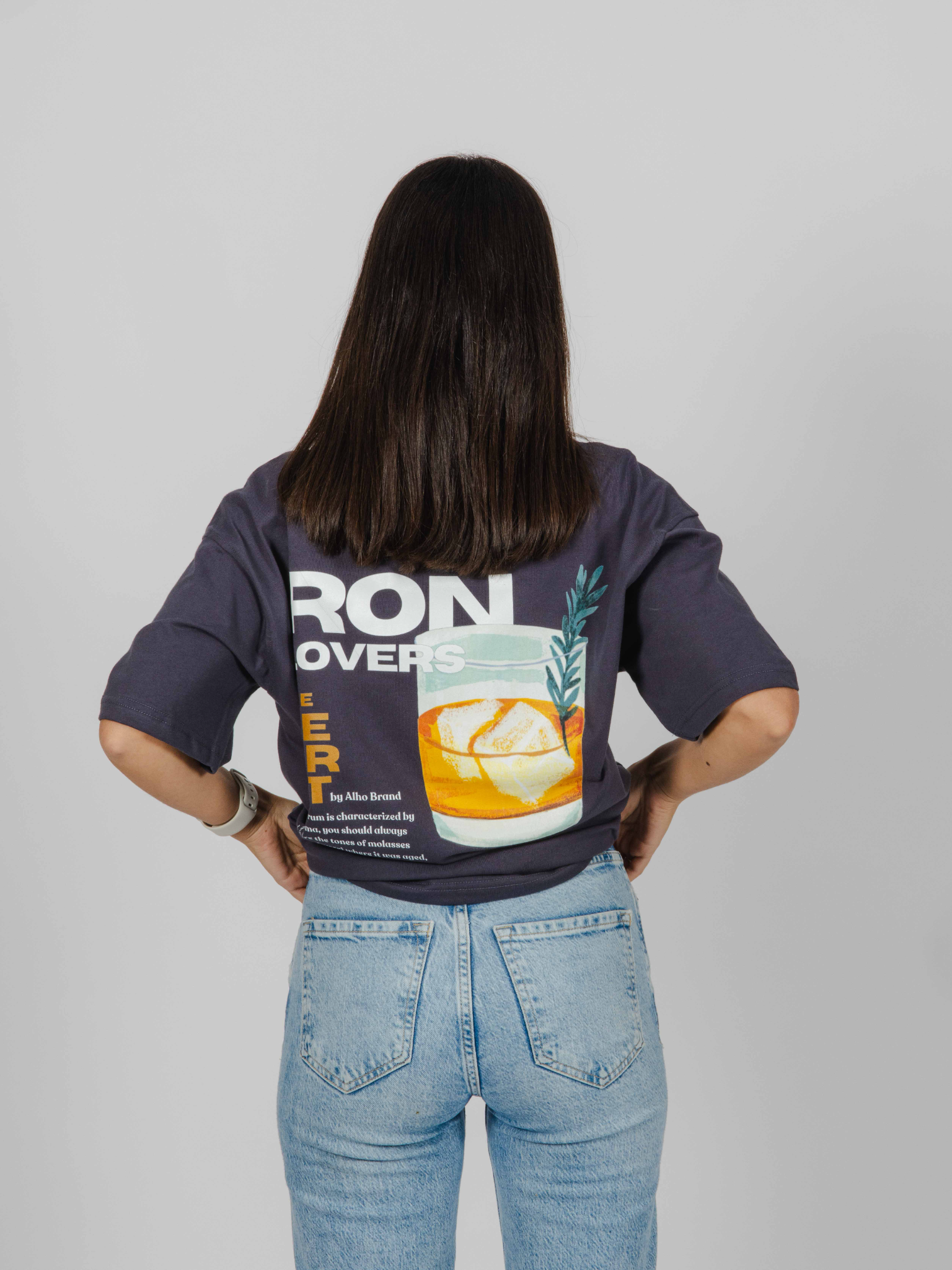 Imagen Camiseta Ron Lovers antracita