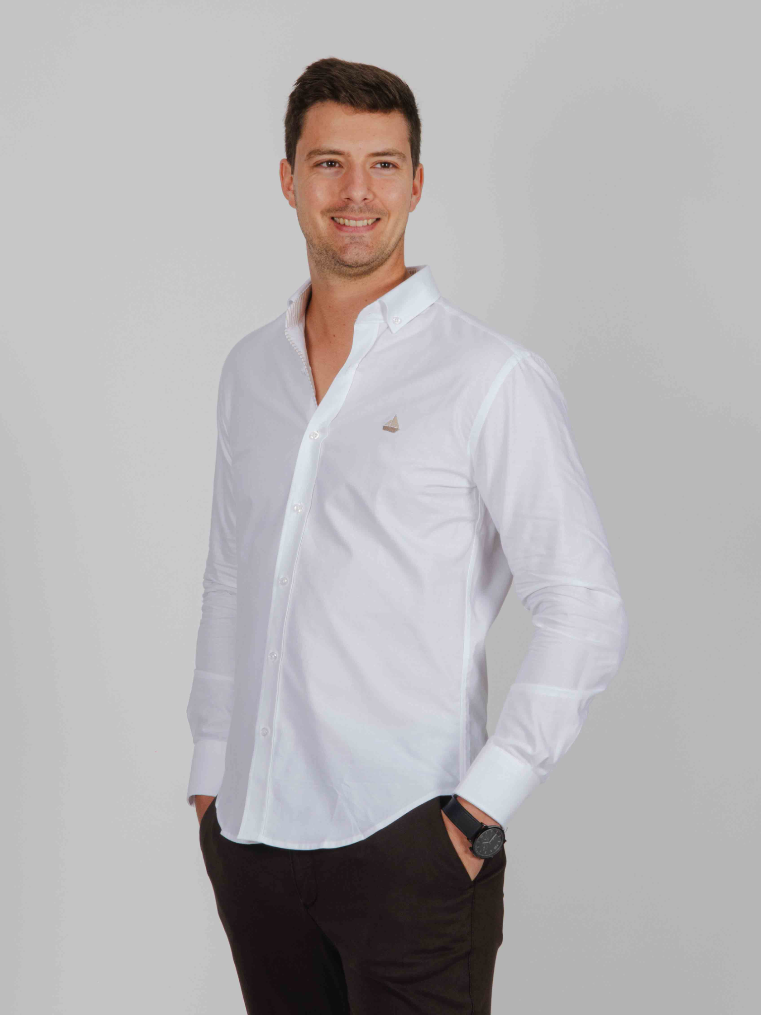 Camisa algodón blanca