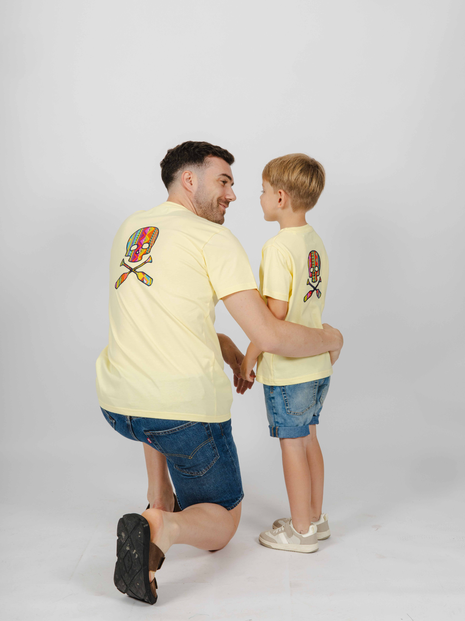 Imagen Camiseta niño Skull amarilla