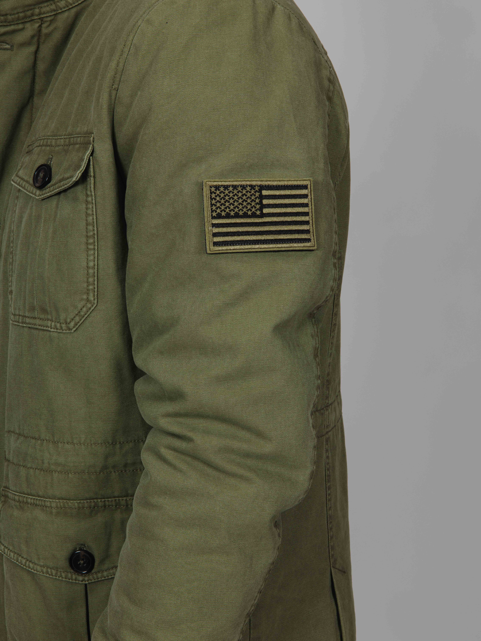 Chaqueta EE.UU verde caza