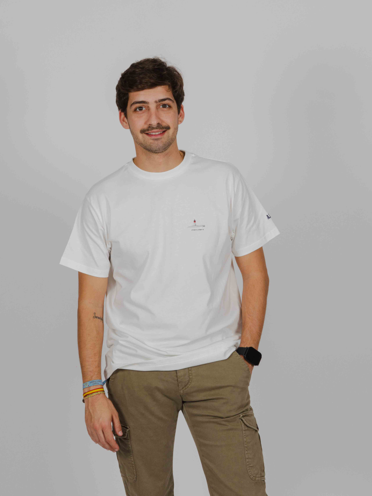 Camiseta Faro Rojo blanco