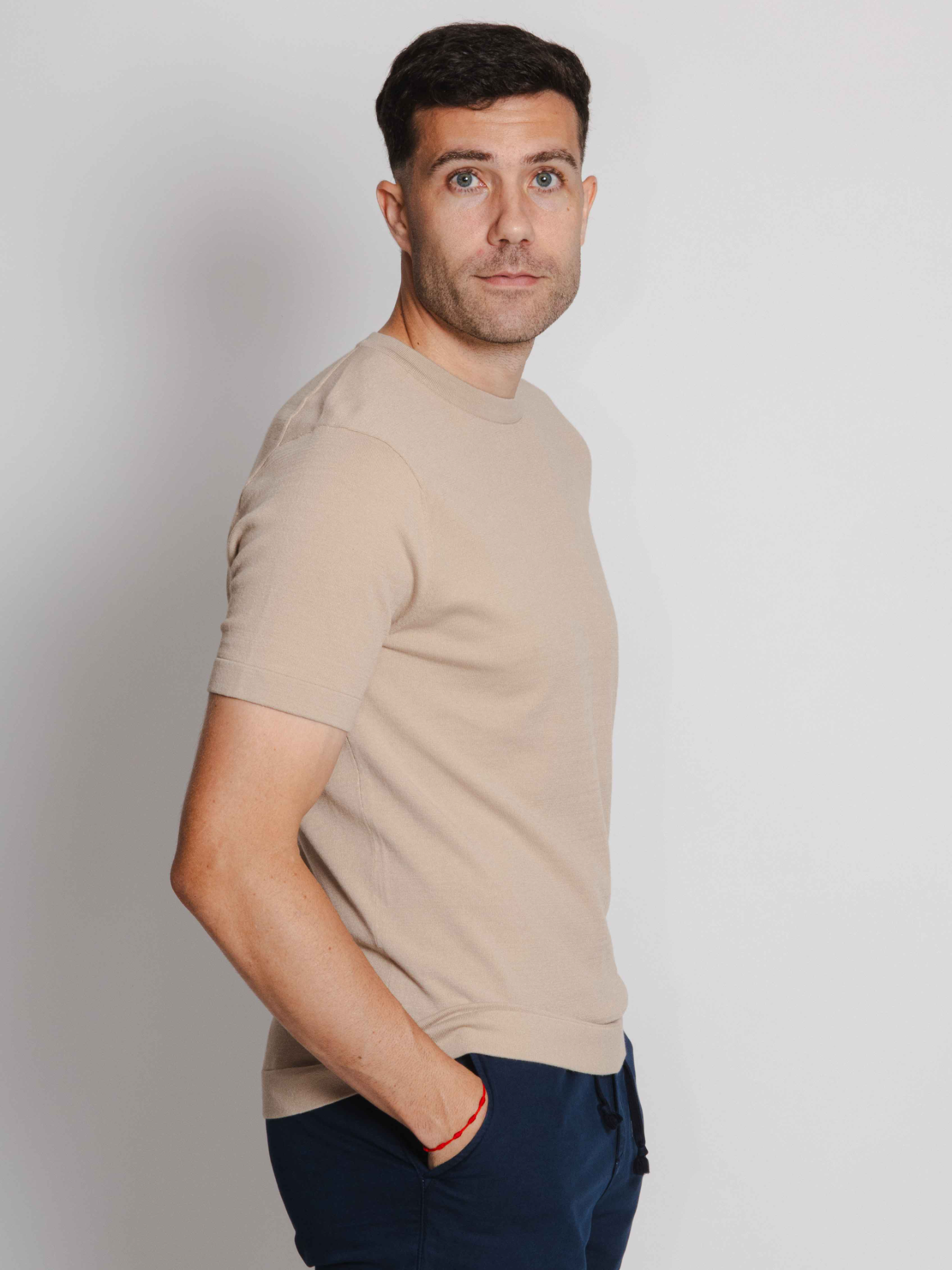 Camiseta punto arena