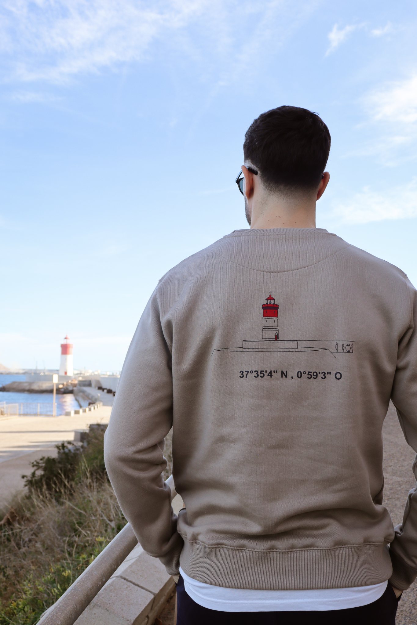 Sudadera Faro Rojo visón