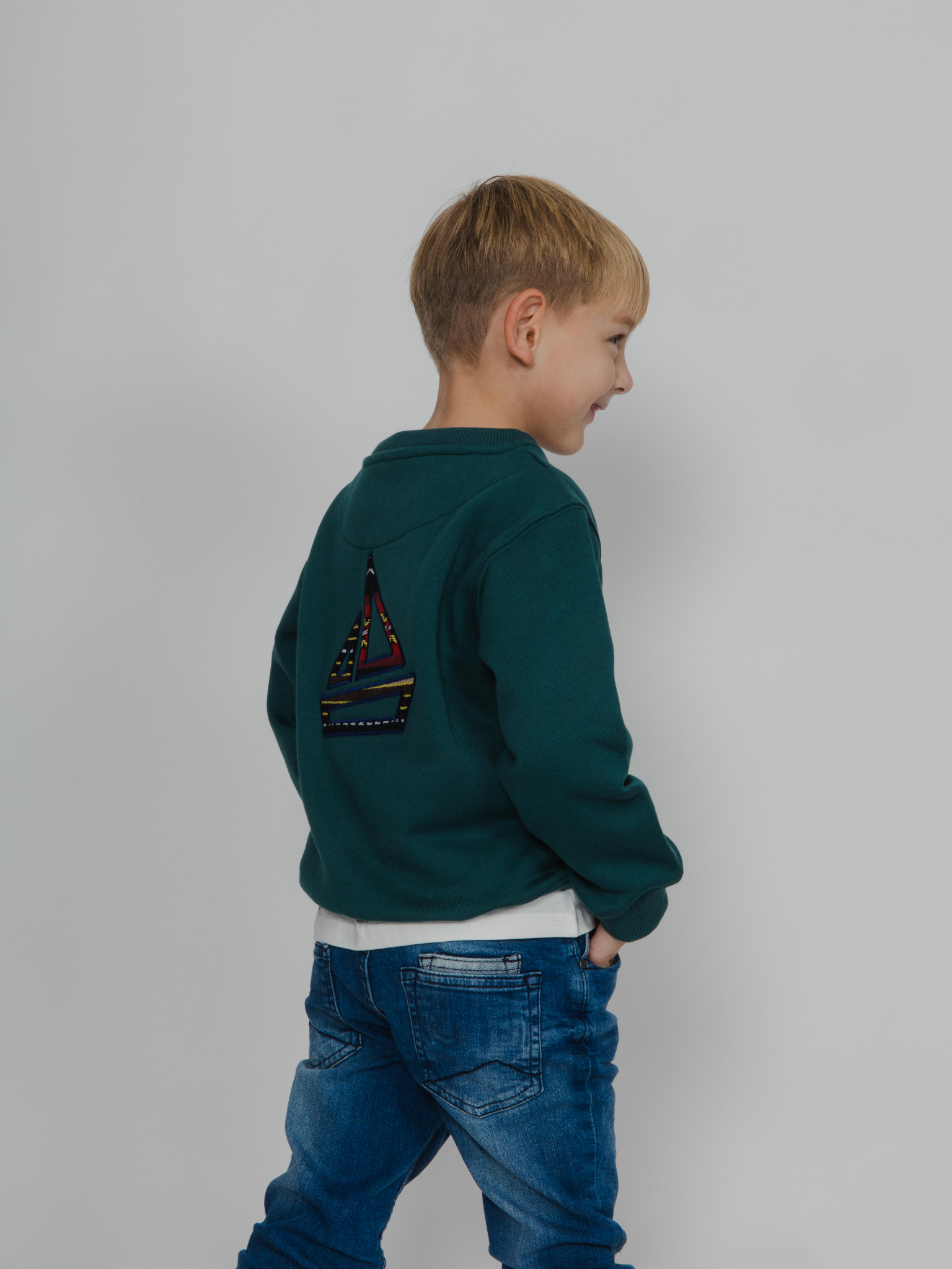 Sudadera Sea verde botella