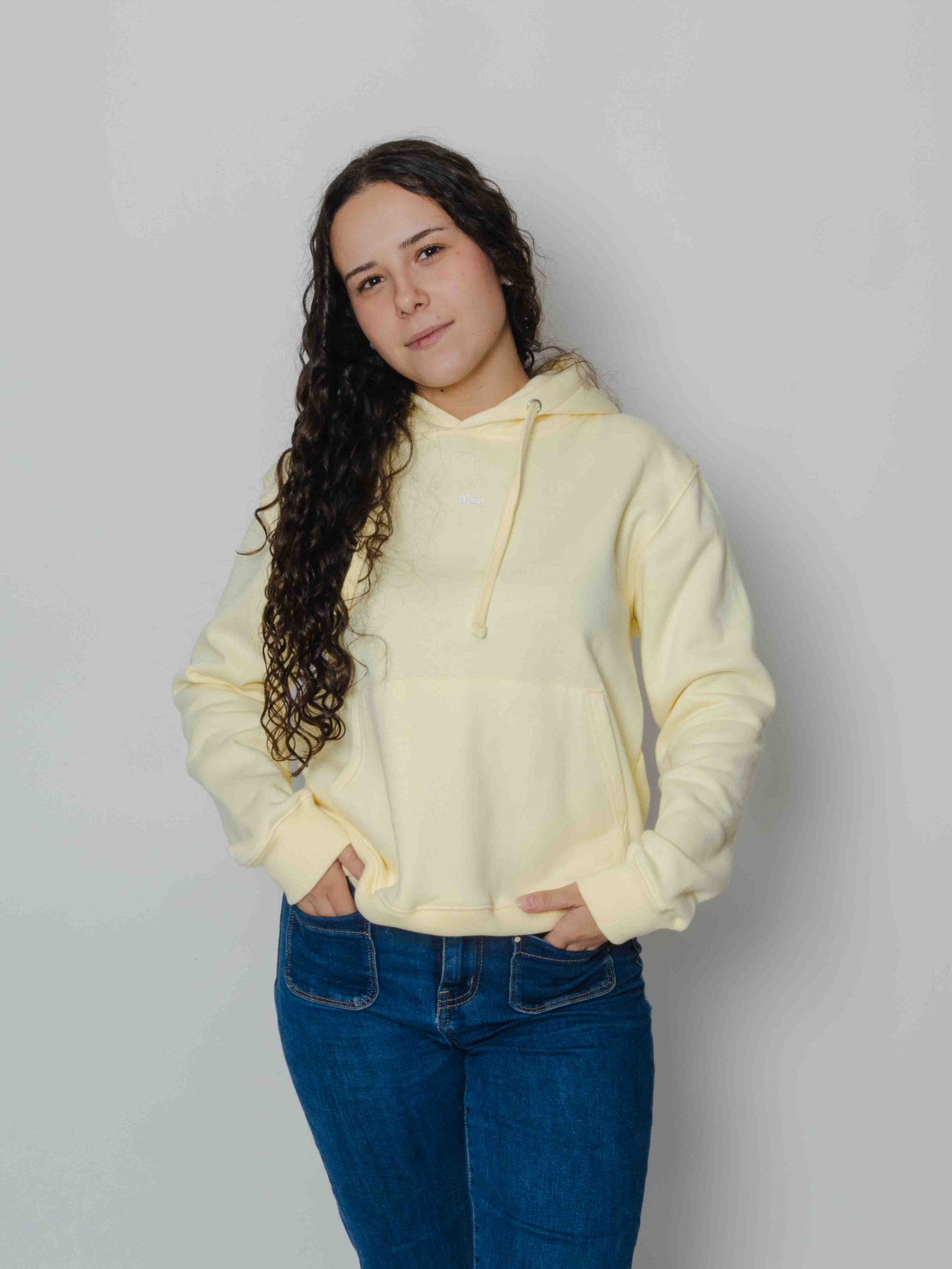 Hoodie Skull amarilla